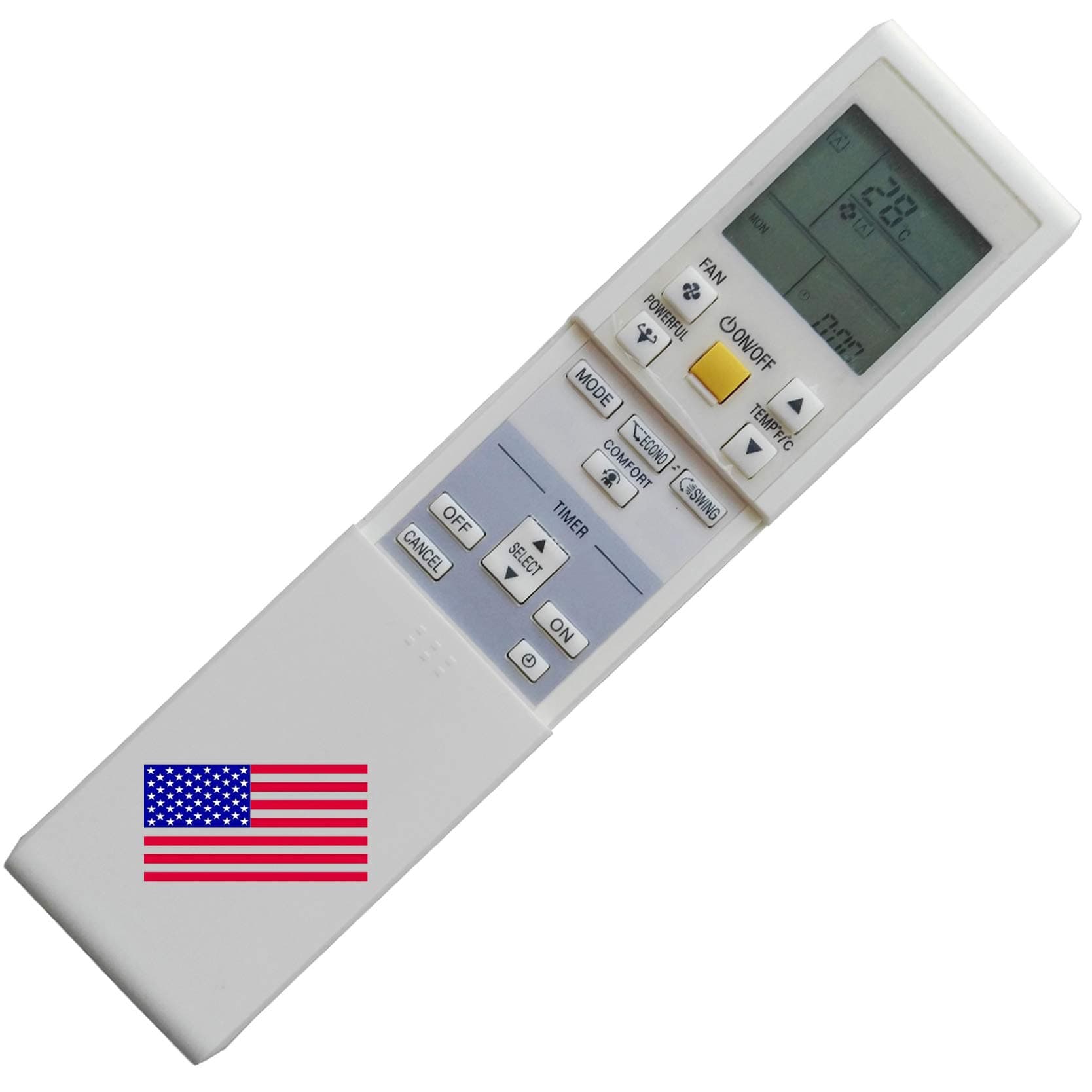 Replacement for Daikin Air Conditioner Remote Control FTXN09KEVJU FTXN12KEVJU FTXN15KVJU FTXN18KVJU FTXN24KVJU