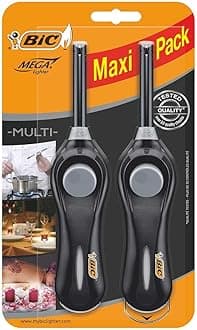 Mega Standard Utility Lighter (Pack of 2) - Black