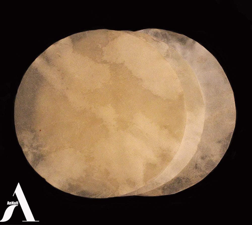 Goat Skin Djembe Head | Goatskin for Drum Doumbek| Natural Flat Round Piece GOAT SKIN Head untanned by AnNafi (10 inches)