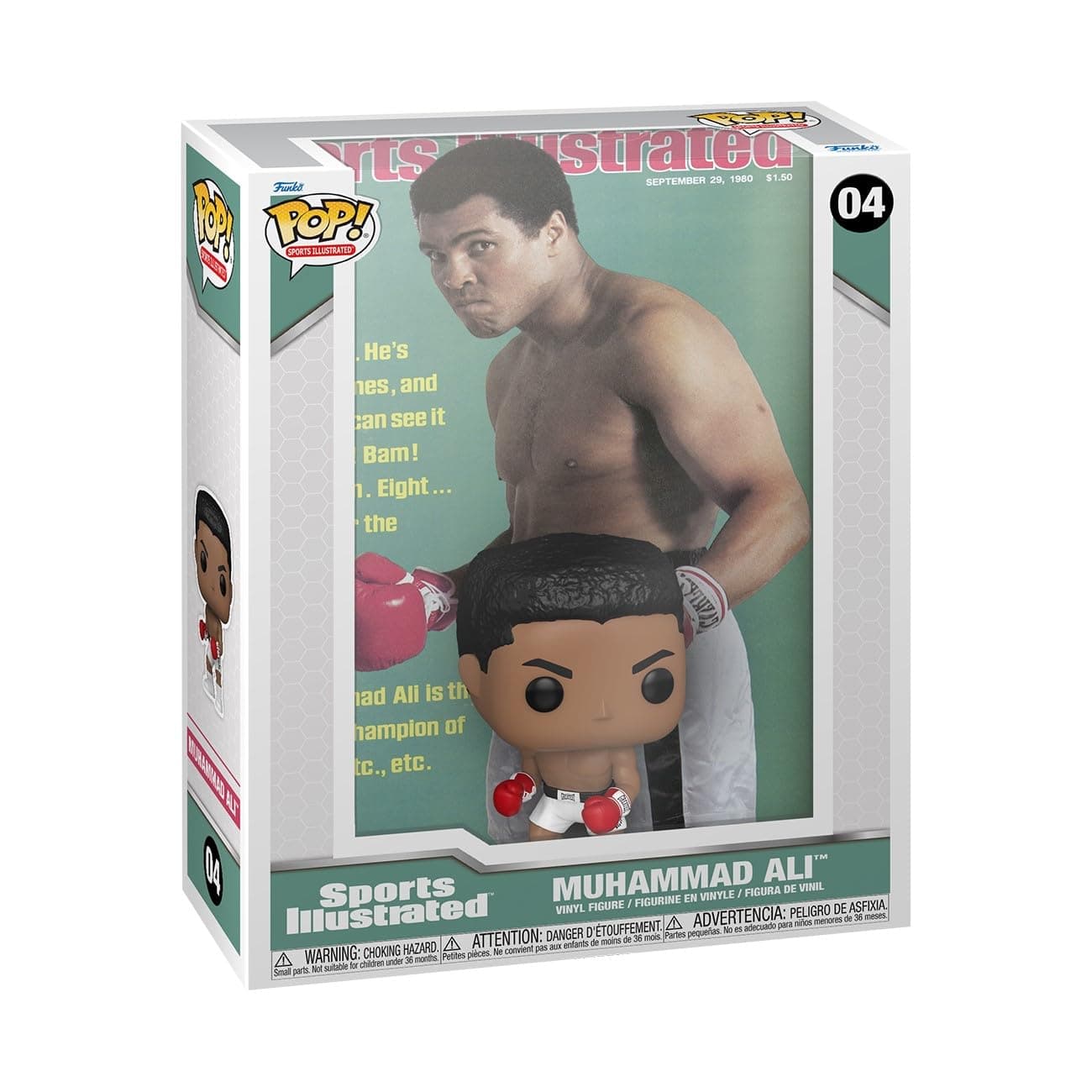 Funko Pop Sports Illustrated Cover: Boxing - Muhammad Ali - Sports Illustrated W2 - Collectable Vinyl Figure - Gift Idea - Official Merchandise - Toys for Kids & Adults