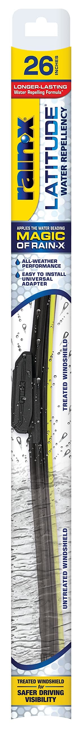 Rain-X Latitude Water Repellent Wiper Blade Combo Pack