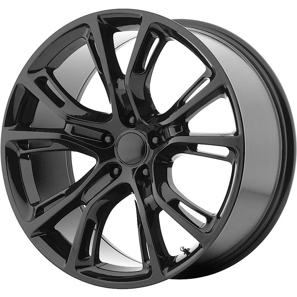 Topline ReplicasV1171 Compatible with 2012 JEEP SRT8 Gloss Black Wheel 20x9"/5x5"/+34mm Offset