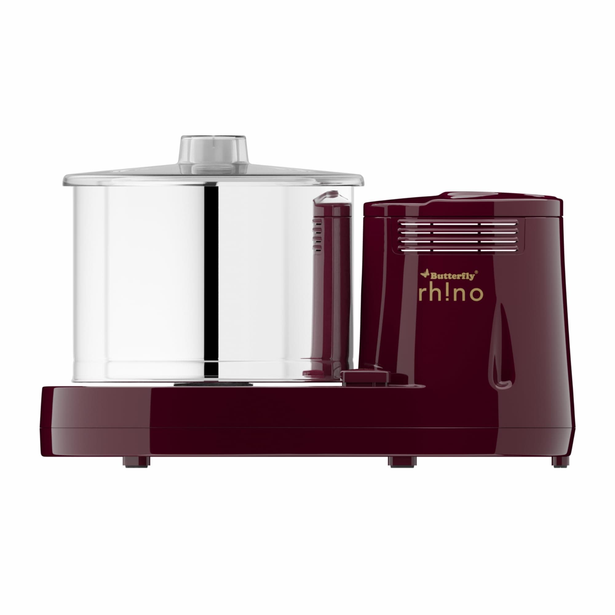Butterfly Rhino 2-Litre Table Top Wet Grinder (Grey)