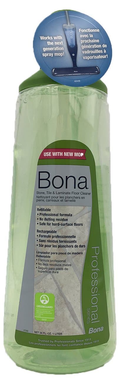 BonaPro Series Wm700058006 Stone, Tile and Laminate Cleaner Cartridge for Spray Mop, 34-Ounce