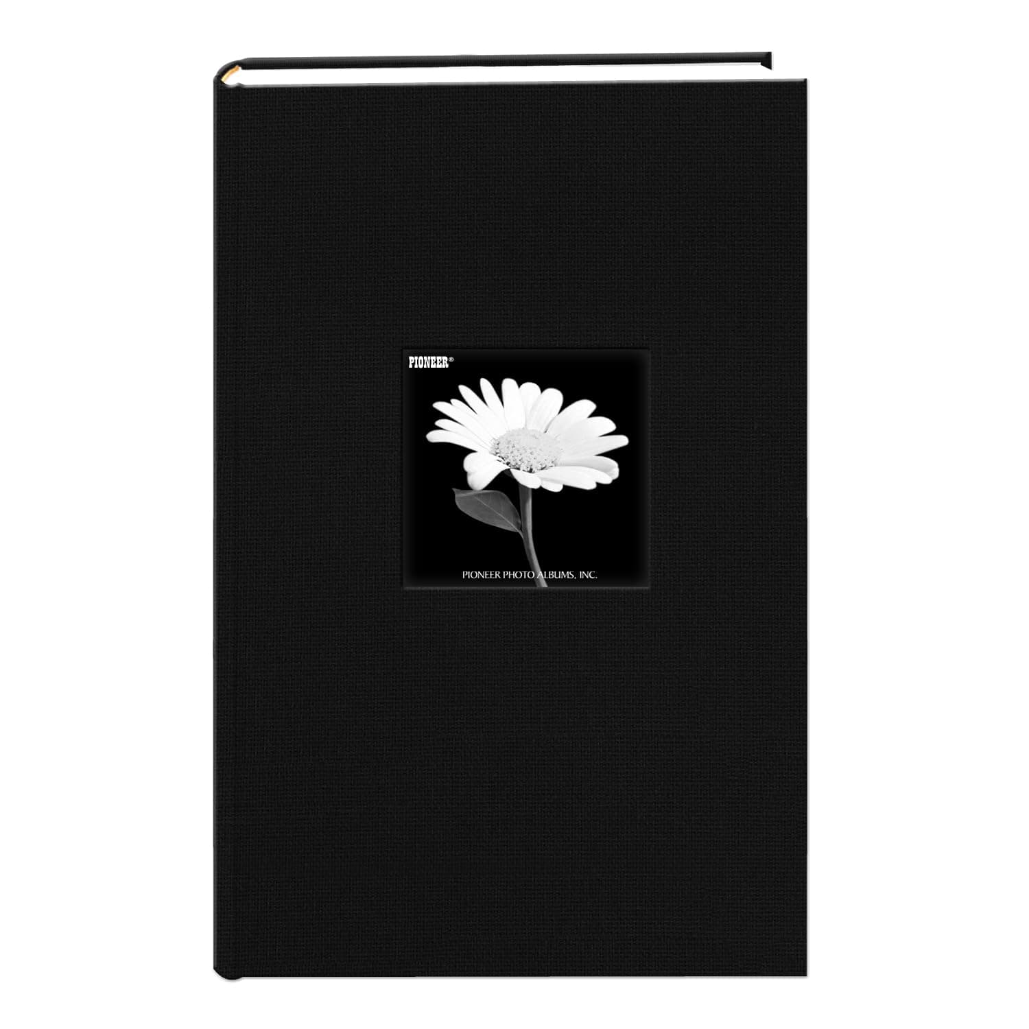 Pioneer Photo Albums Fabric Frame Cover 300 Pockets Hold 4x6 s, Deep Black