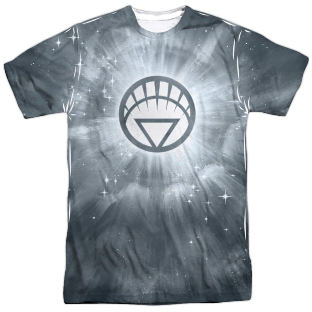 Energy - White Lantern All-Over Front Print Sports Fabric T-Shirt, Small