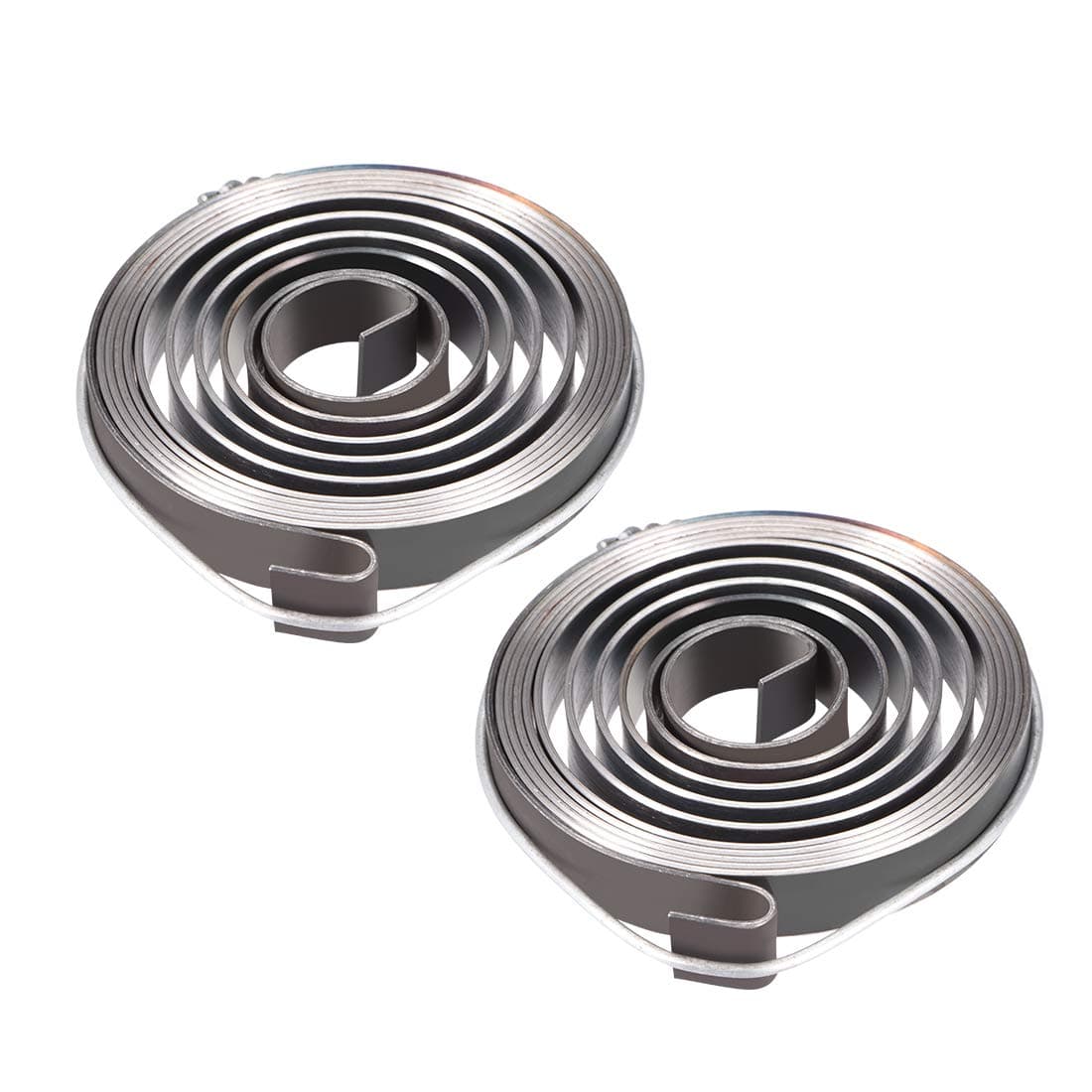 uxcell Drill Press Spring Drill Press Quill Feed Return Coil Spring Assembly Spring Steel Chemical Blackening Finish 1540mm Expand Long 52x8x0.8mm 2 Pcs