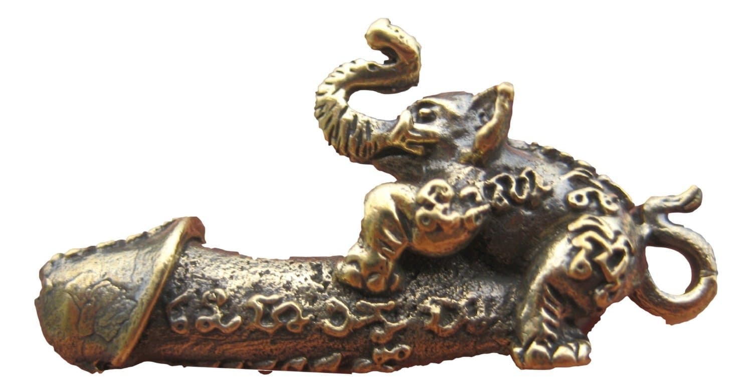 Paladkik Elephant Love luck charm Thai Amulet Thailand Gift Thai Amulet Wealth Lucky Powerful