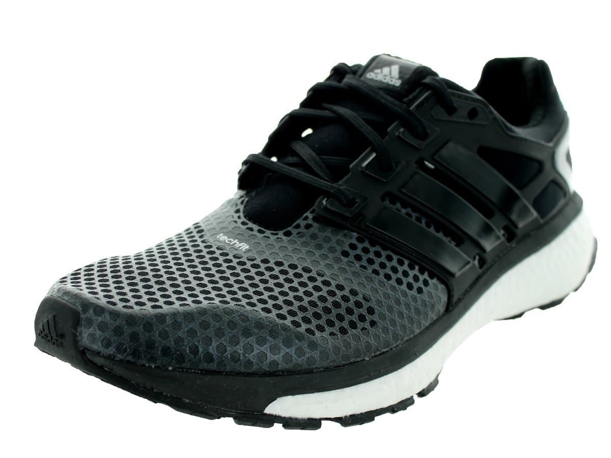 adidas Men's Energy Boost 2 ATR Black/Metallic Silver Running Shoe