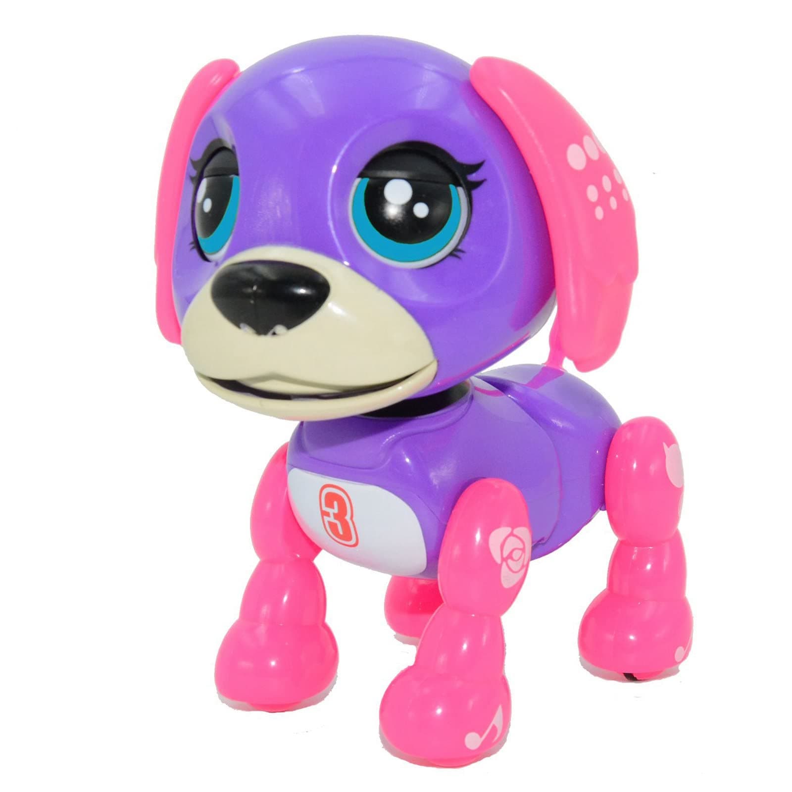 amdohai (Dark Purple) - Interactive Puppy - Electronic Pet Toy, Smart Robot Dog for Age 3 4 5 6 7 8 Year-Old Children, Gifts Idea for Kids Voice Control&Intelligent Talking (Dark Purple)