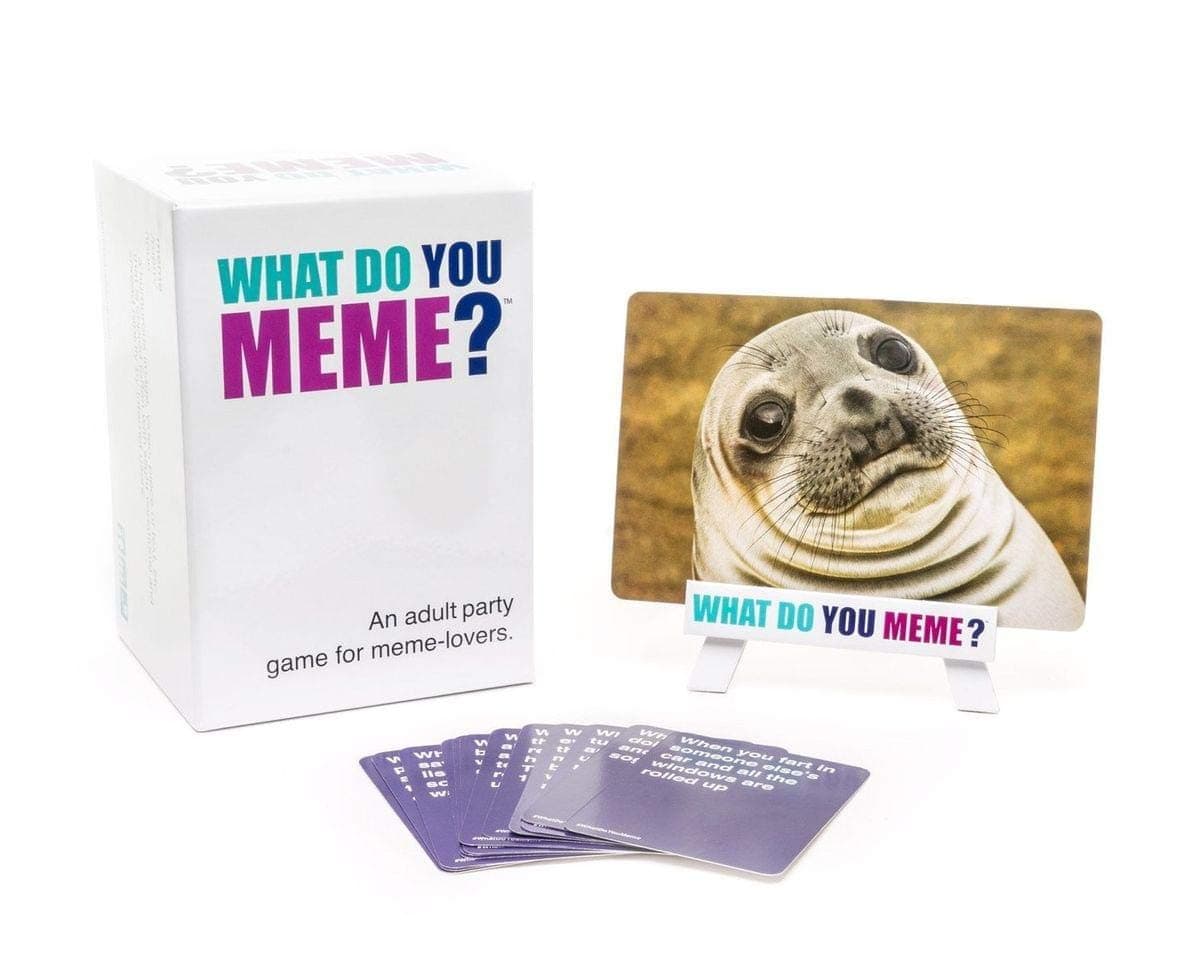 Store2508 What Do You Meme Card Game for Adults(color White)
