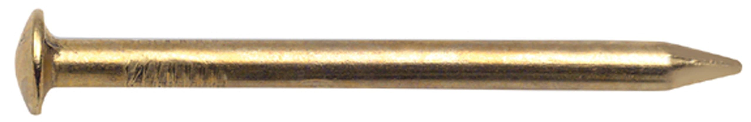 OOK 533704 Bendless Nail Picture Hangers, Brick and Concrete Hanging, Brass, 1-1/2" (10 Pack)