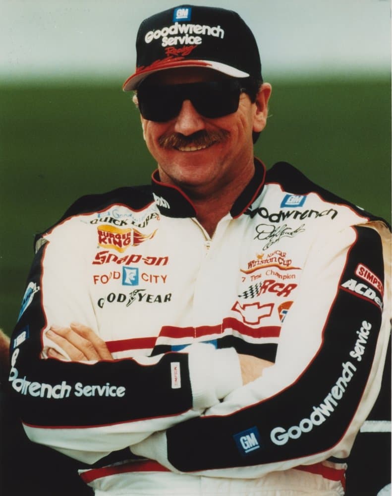 Dale Earnhardt smiling in Car Racing Outfit Photo Print (8 x 10)