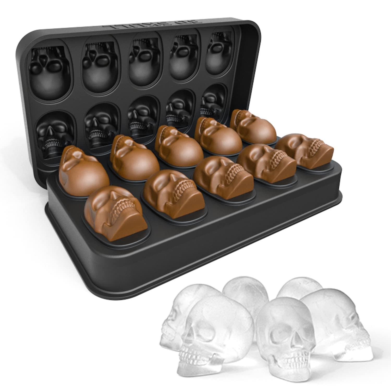 Skull Ice Cube Tray (10 Skulls)
