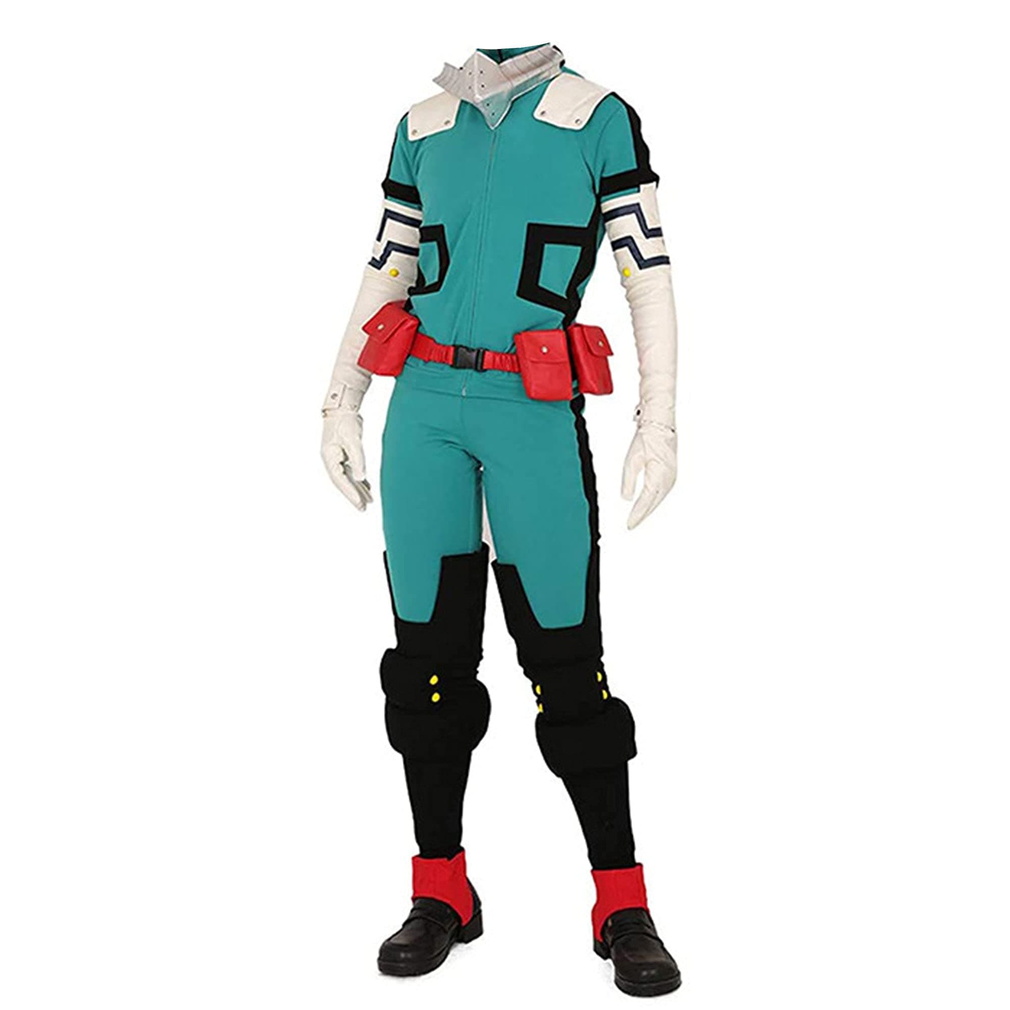 MHA Anime Cosplay Costumes Midoriya Izuku Jumpsuit Battle Uniform One-piece Halloween Fancy Dress Costume