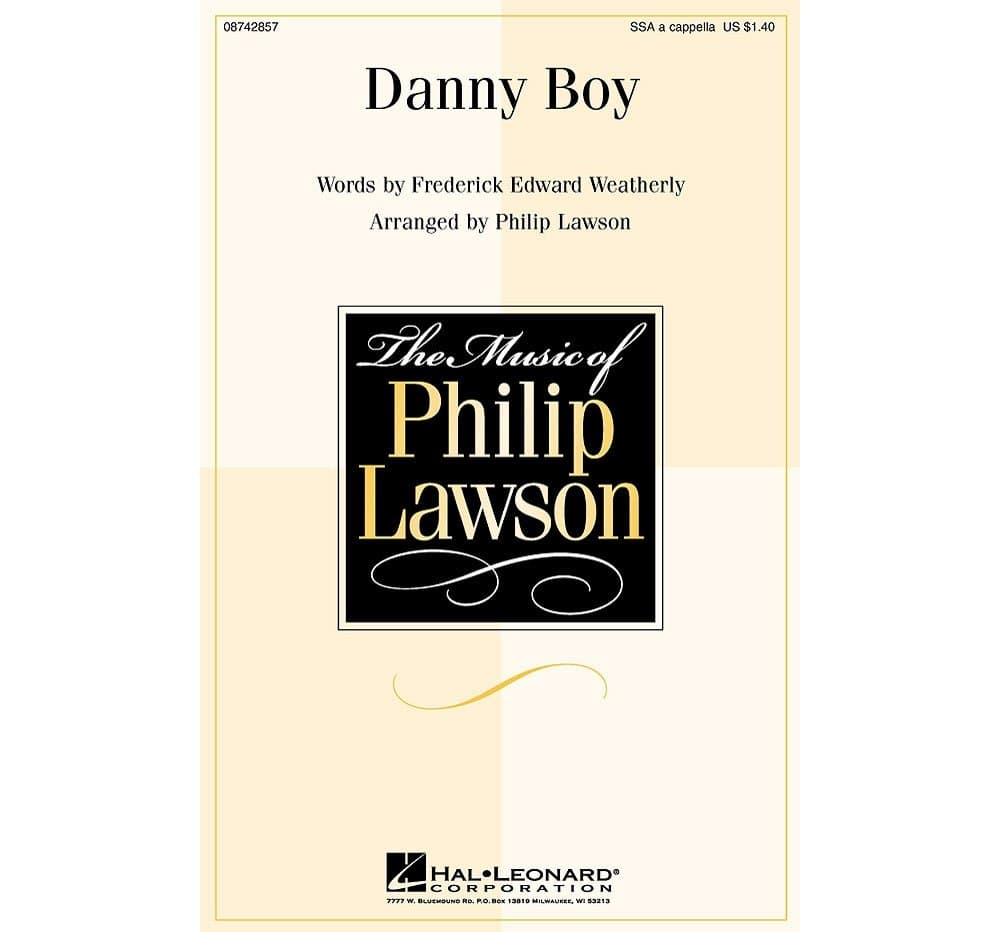 Hal Leonard Danny Boy SSA A Cappella arranged by Philip Lawson