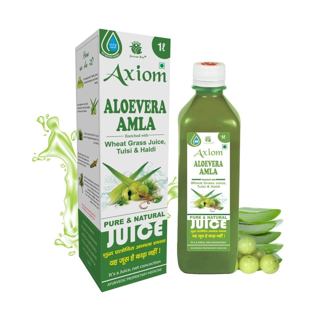 Aloevera & Amla Herbal Juice | Boosts Immunity | Helps to purify Blood | Helps in Digestion | Healthy Eyes -1000 ml