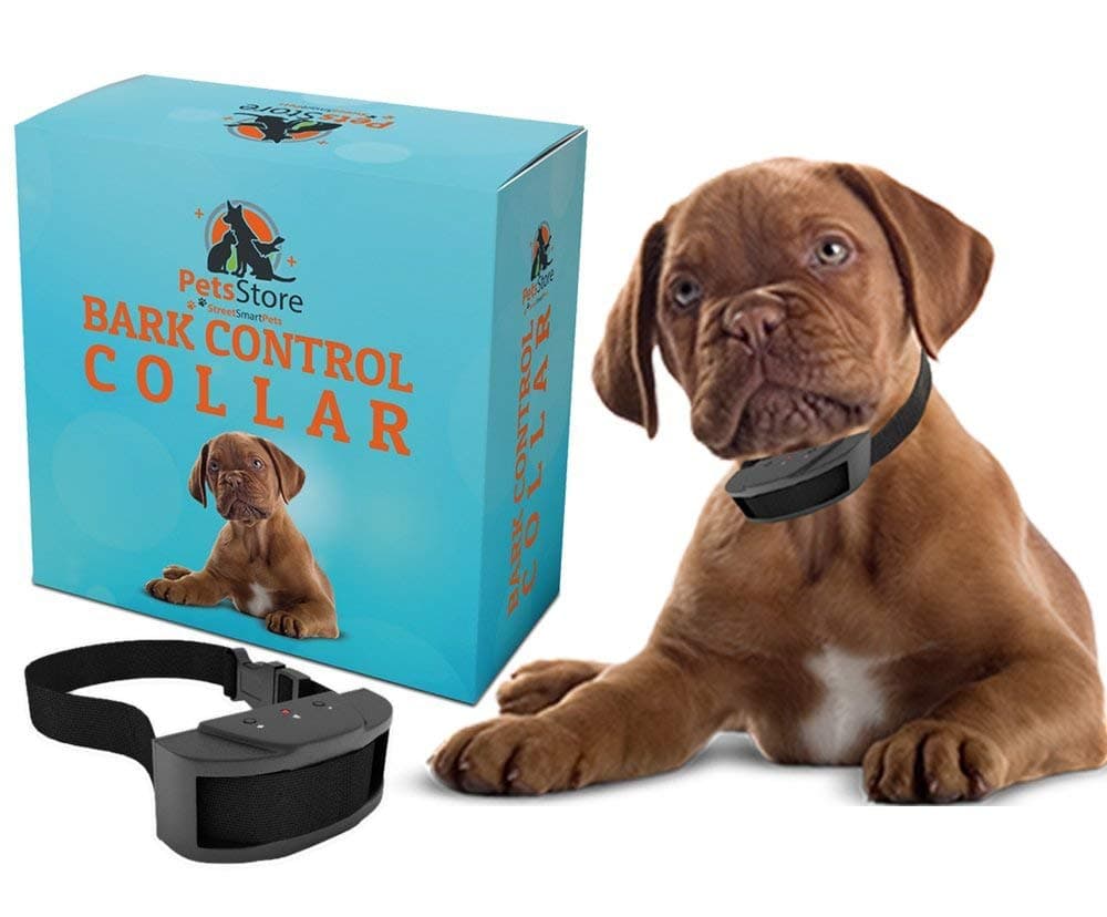 Street Smart Pets No Bark Collar Safe Anti Bark Collar for Your Dog - Bark Control Collar - Voice Activated No-Bark Dog Collar - 24 Month No Excuse Guarantee