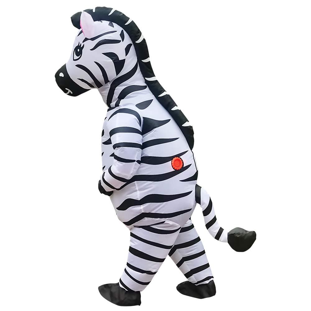 Inflatable Zebra Costume Adult Zebra Fancy Dress Costumes Adult for Halloween Carnival Christmas
