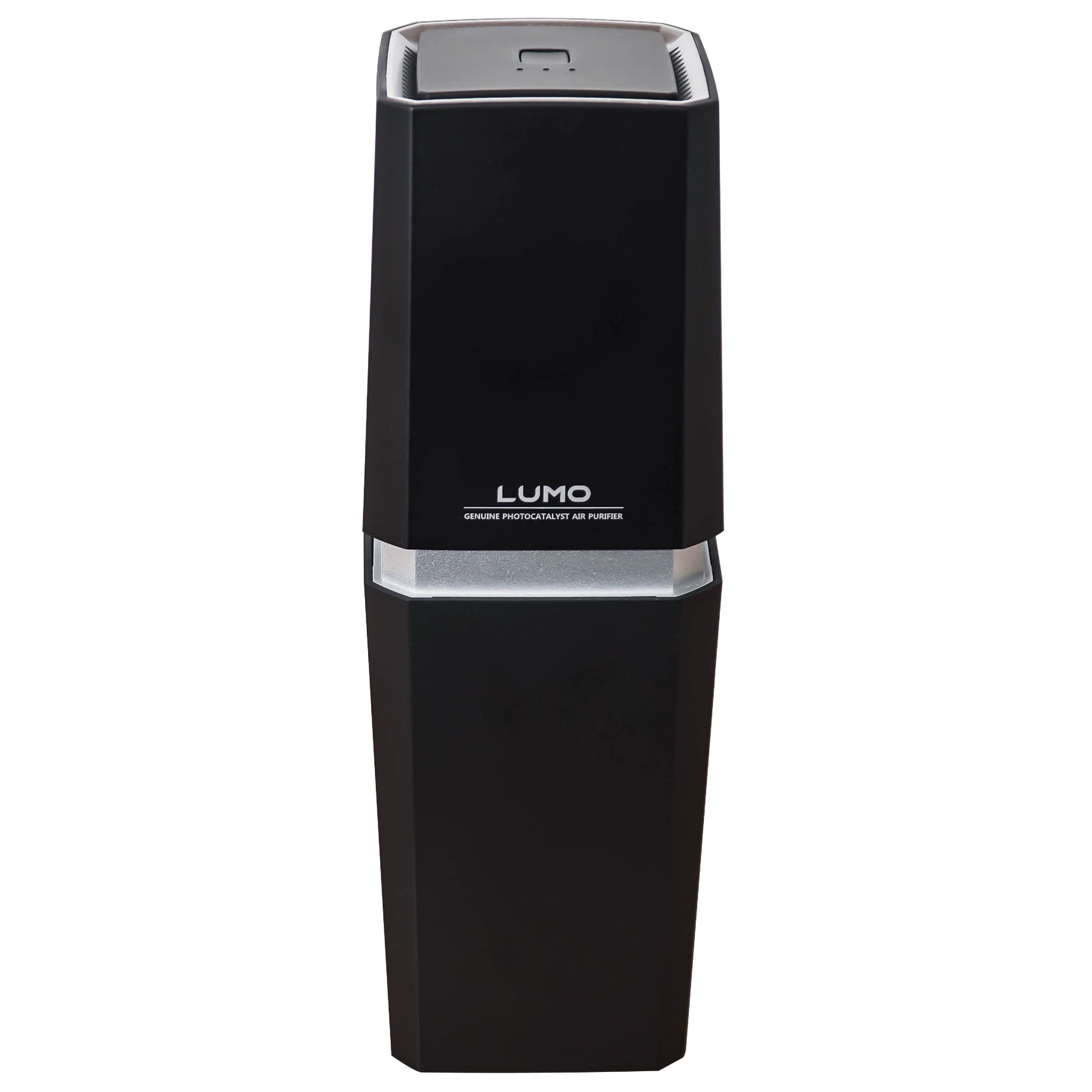 LUMO Portable Car Air Purifier, Ionizer - No Filter Replacement, Semi Permanent use - PhotoCatalysis Technology- Kills 99.9% Germs, Virus - Personal, Desktop air purifier - 36~48dB, No Ozone (Black)