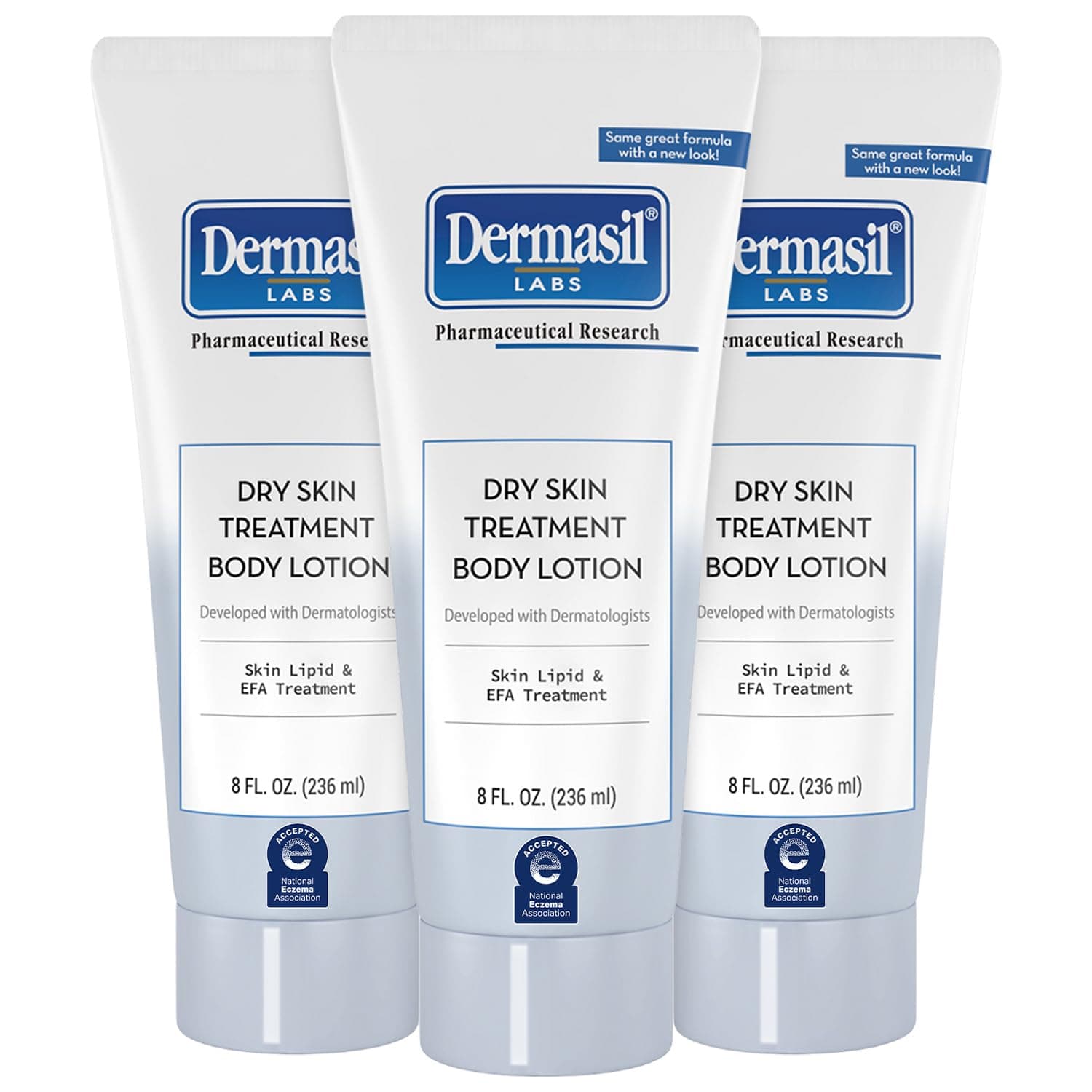 Dermasil Body Lotion, Dry Skin Treatment, 3-Pack