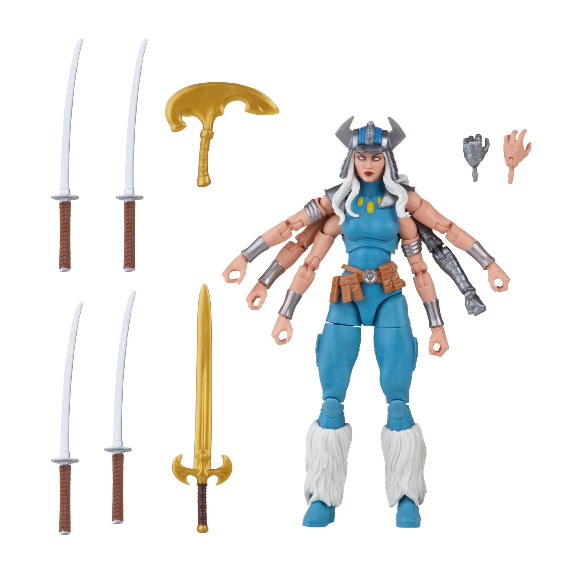 Hasbro Legends Series X-Men Classic ’s Spiral 6-inch Action Figure Toy, 8 Accessories