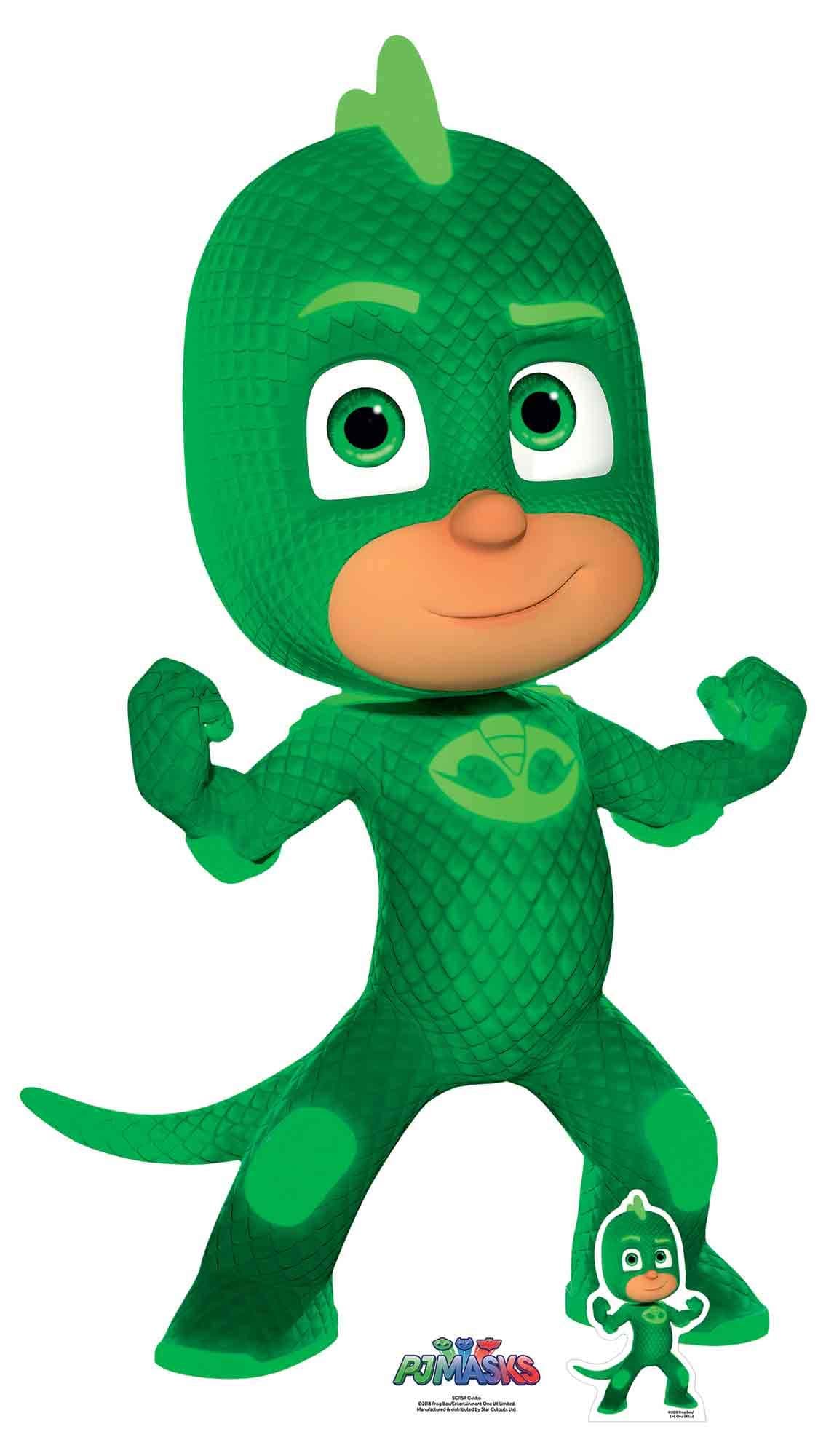 Star Cutouts Ltd SC1159 Official (PJ Masks Party) Lifesize Cardboard Cutout 163cm Tall, Gekko Large