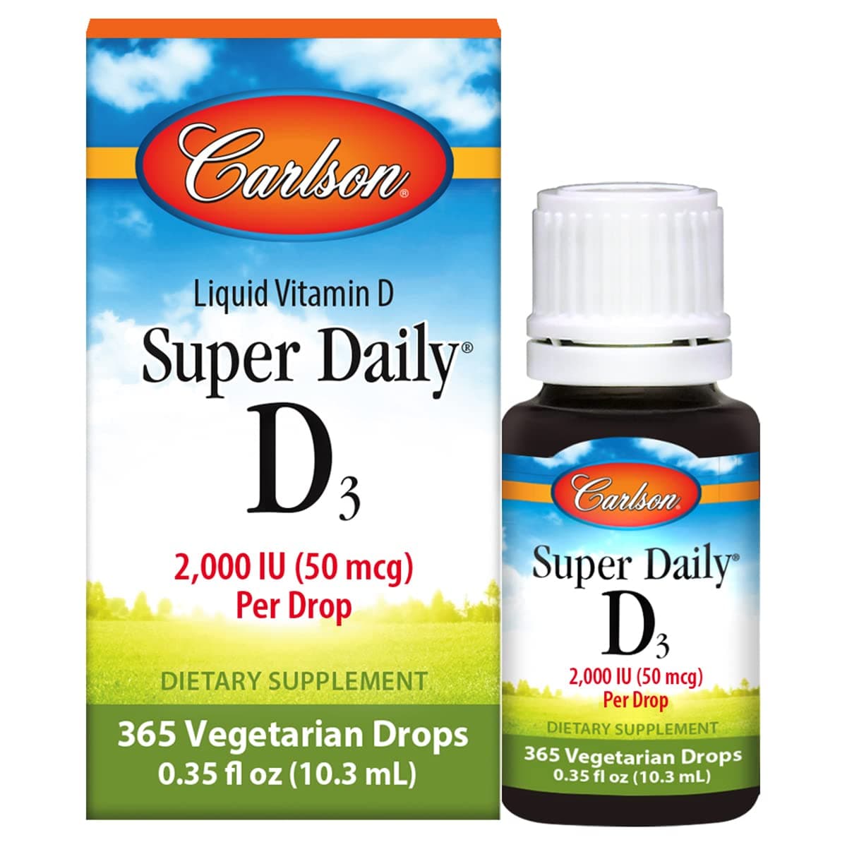 Labs Super Daily D3 Liquid Vitamin D (2000 Iu 0.35fl. oz)
