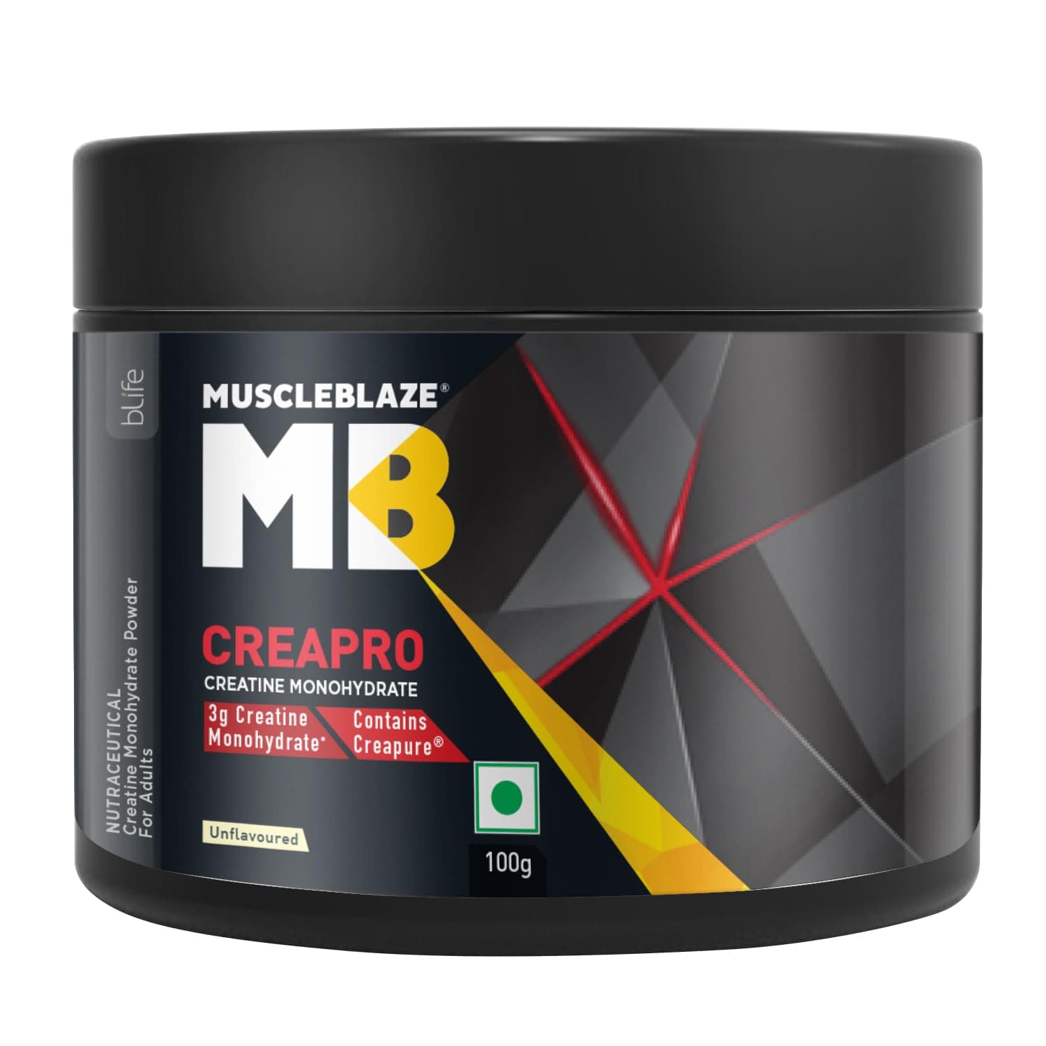 CreaPRO Creatine Monohydrate Powder with Creapure, Unflavoured (33 Servings, 100g)