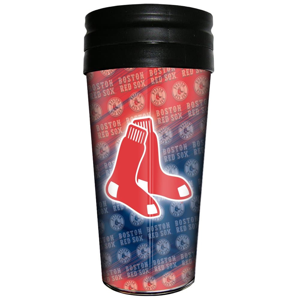 MLB Boston Red Sox 3D Metallic Thermal Mug, 16-ounce