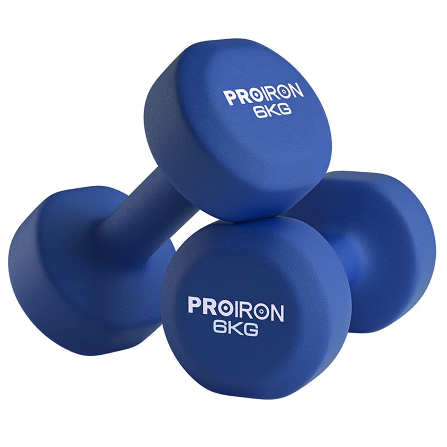 PROIRON Neoprene Dumbbells Weights Exercise & Fitness Dumbbells in 1kg 1.5kg 2kg 3kg 4kg 5kg 8kg 10kg Pair