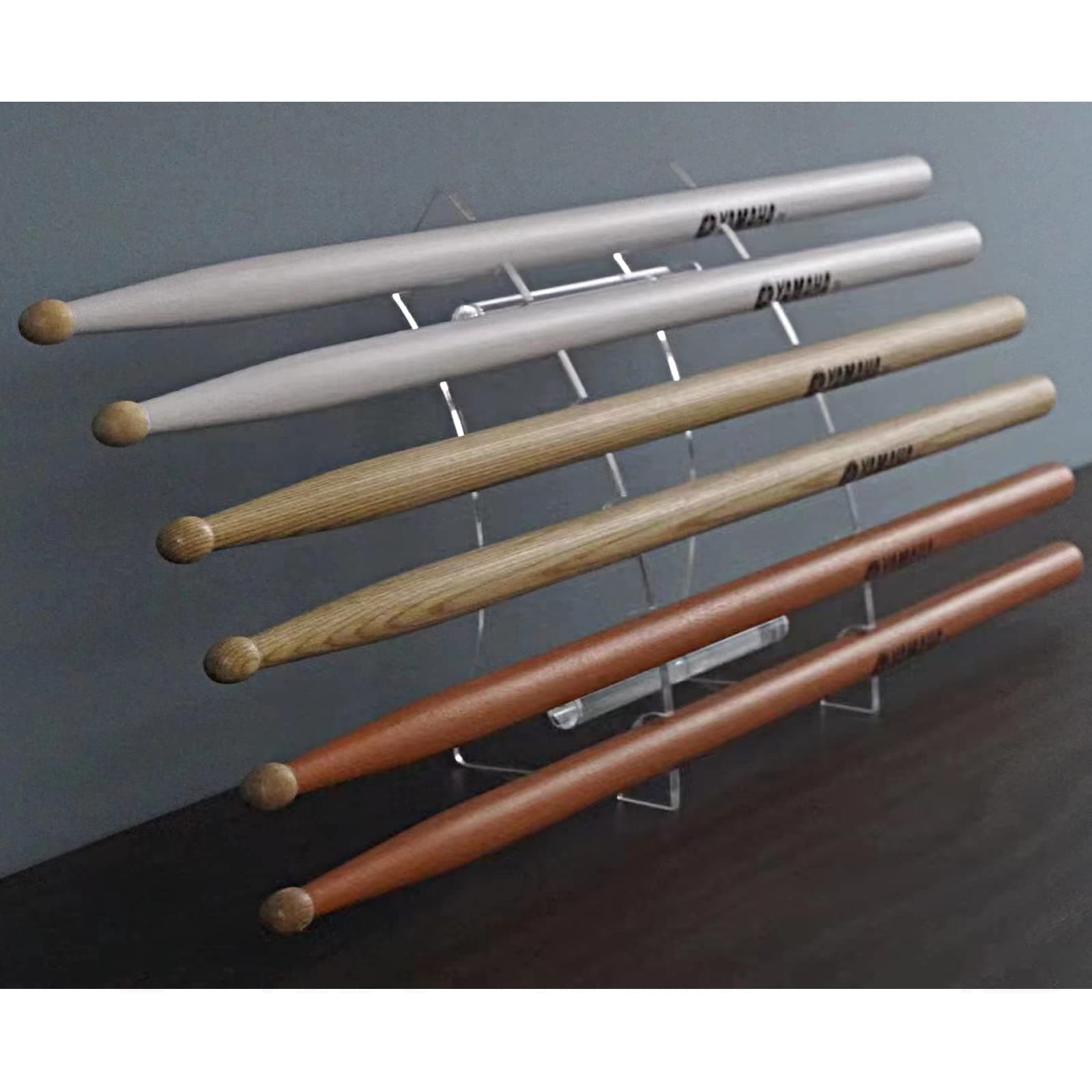 BYTOTU Wizard Wand Display Stand- Acrylic -Magic Wands Holder 5Tiered Table Counter Shelf Home or Office Display, Halloween Decor(excluding magic wand)