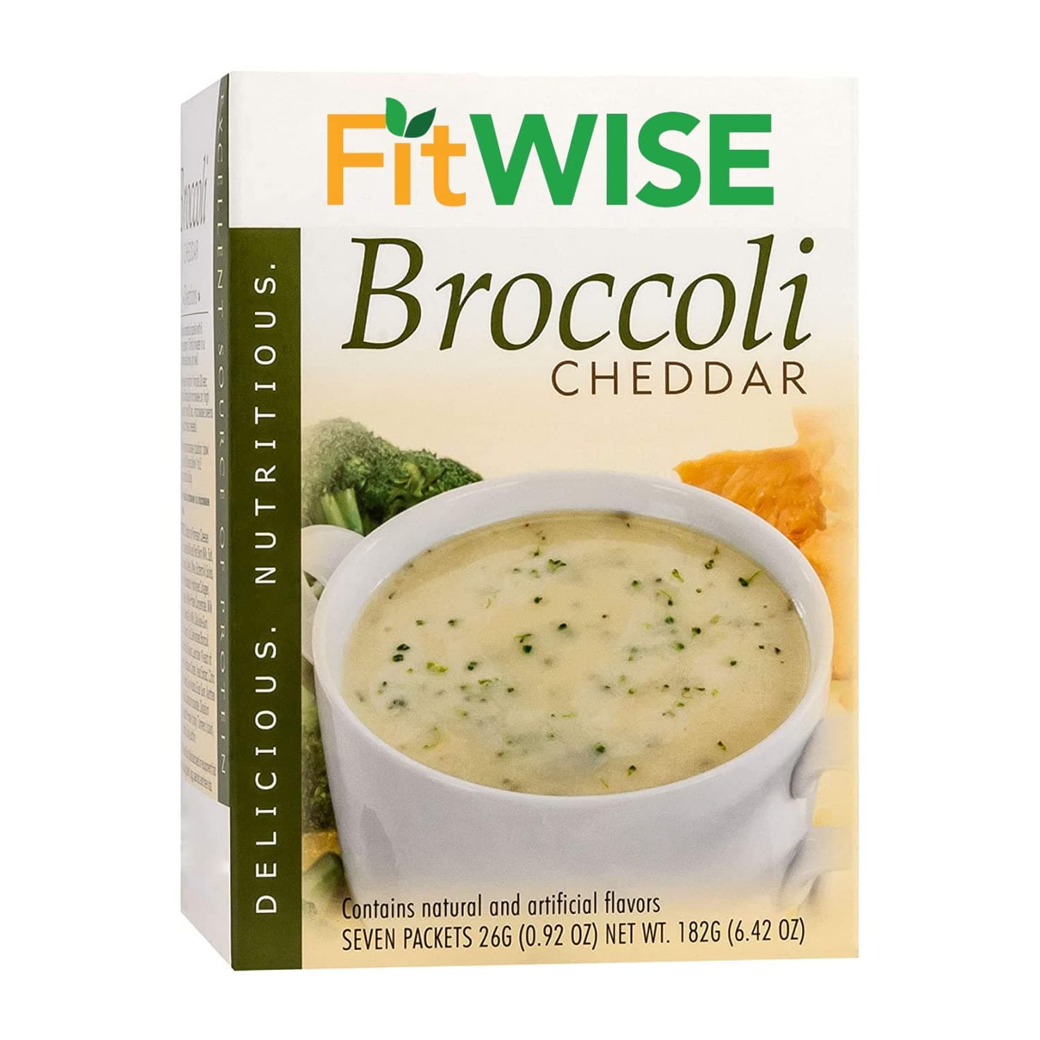High Protein Soup Mix, 15g Protein, Low Calorie, Low Fat, Low Carb, 7 Servings Per Box (Broccoli Cheddar)
