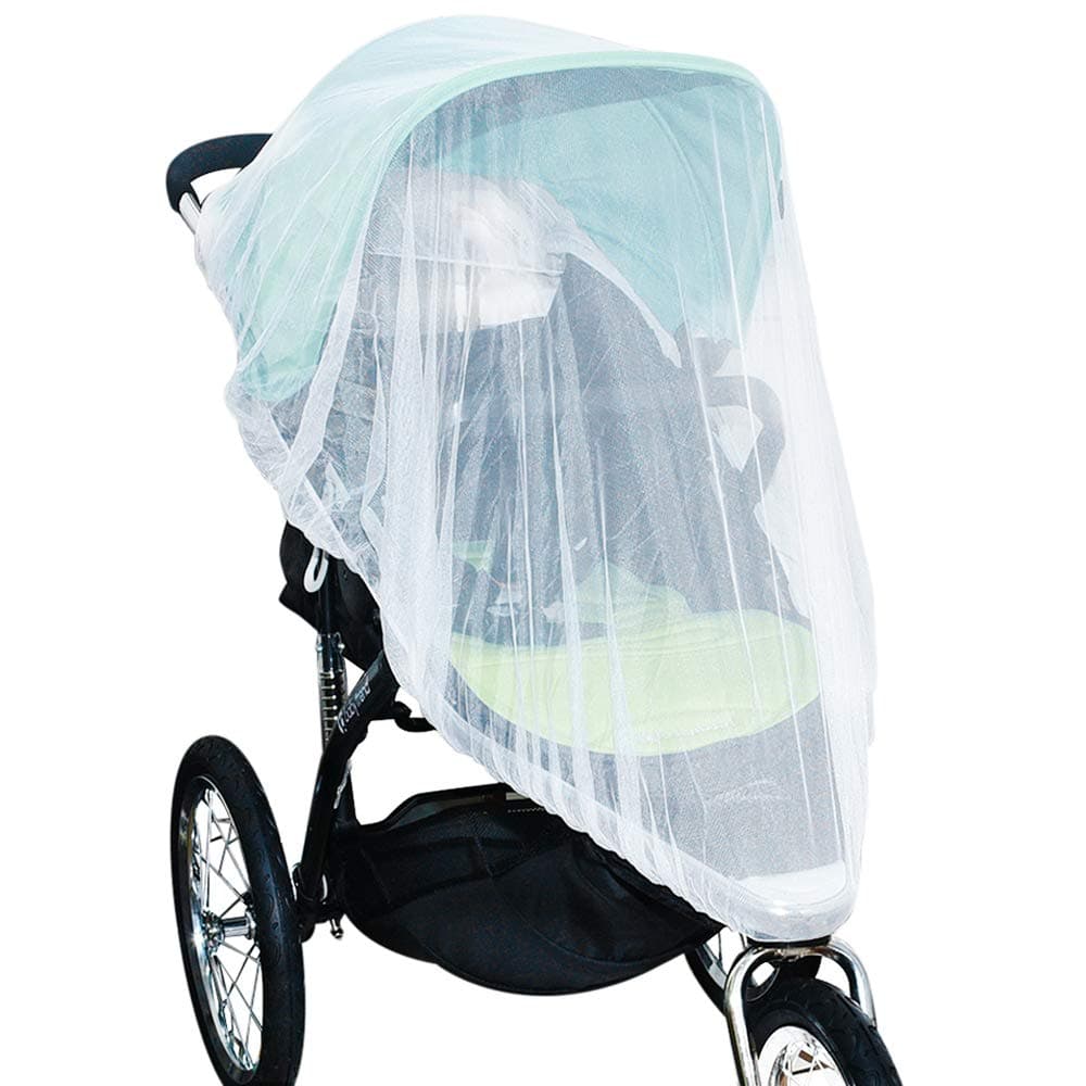 Jolik Mosquito Net for Stroller Carriers Car Seats Cradles, Universal Size, High-Density Stroller Mosquito Net