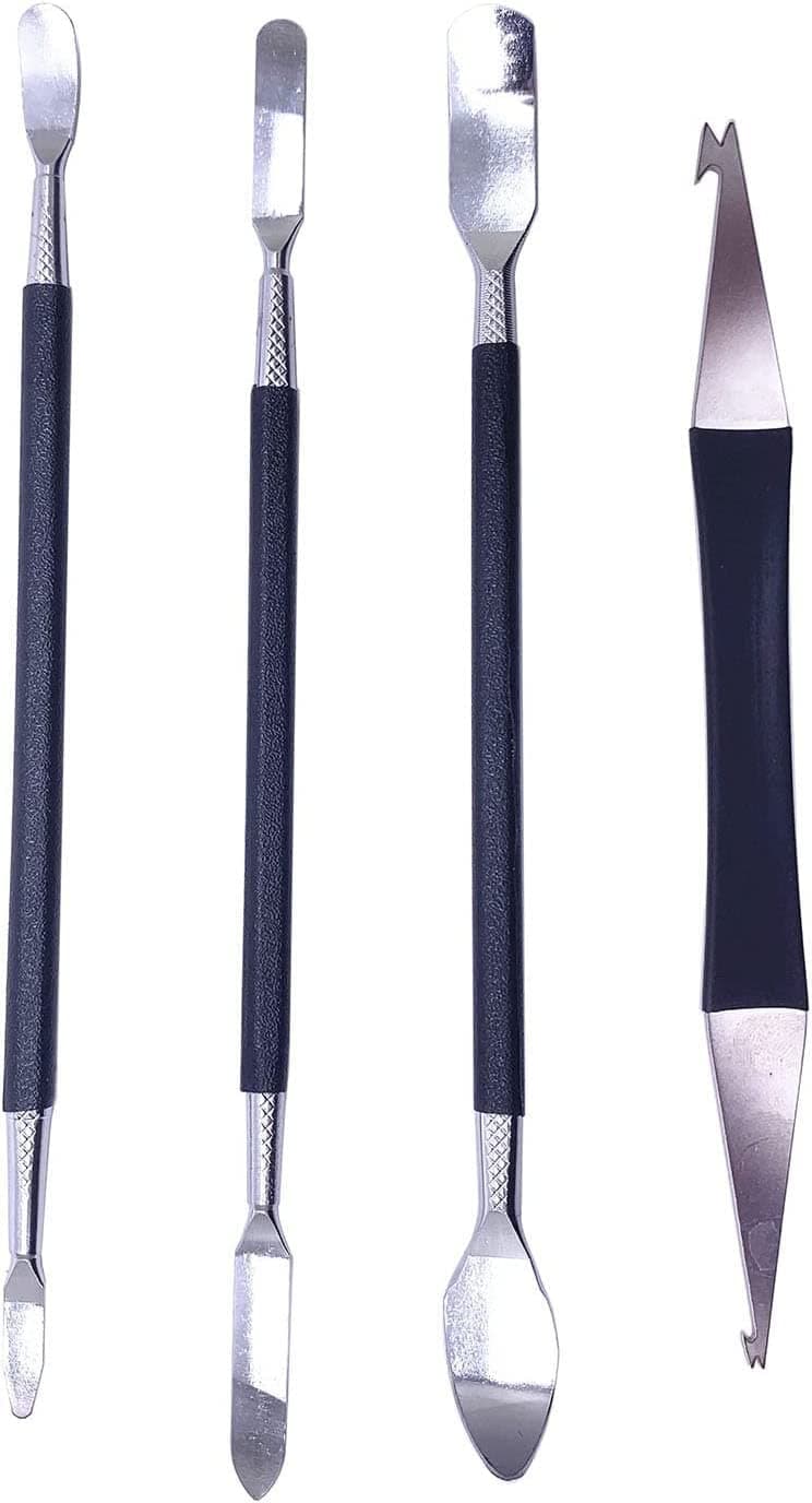 Woodwind Instrument Repair Tools Double Head Spring Hook Leather Pads Leveling Adjustment Kit for Sax Clarinet Oboe Flute Piccolo 4pcs