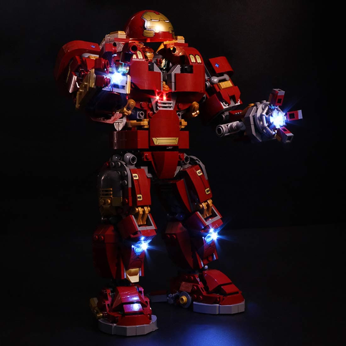 Searchyou Lighting Kit Compatible With LEGO Marvel Super Heroes Avengers Infinity War The Hulkbuster Ultron Edition 76105 Building Kit (Lego Set Not Included, 3rd Party Lego Accessory)