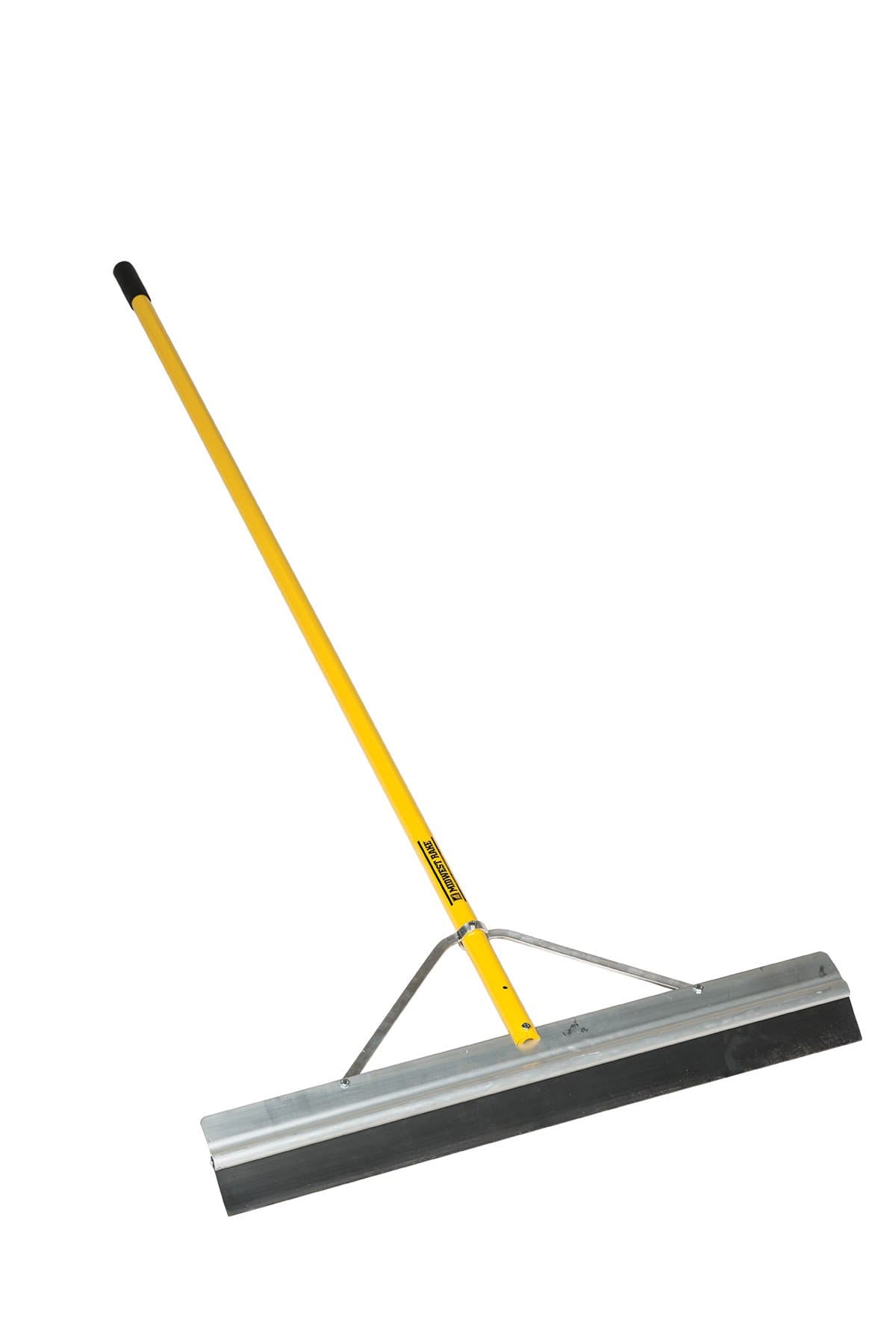 Midwest Rake 76822 S550 Professional Series Seal Coat Squeegee with Powder-Coated Aluminum Cushion Grip Handle, 30" Rubber Blade