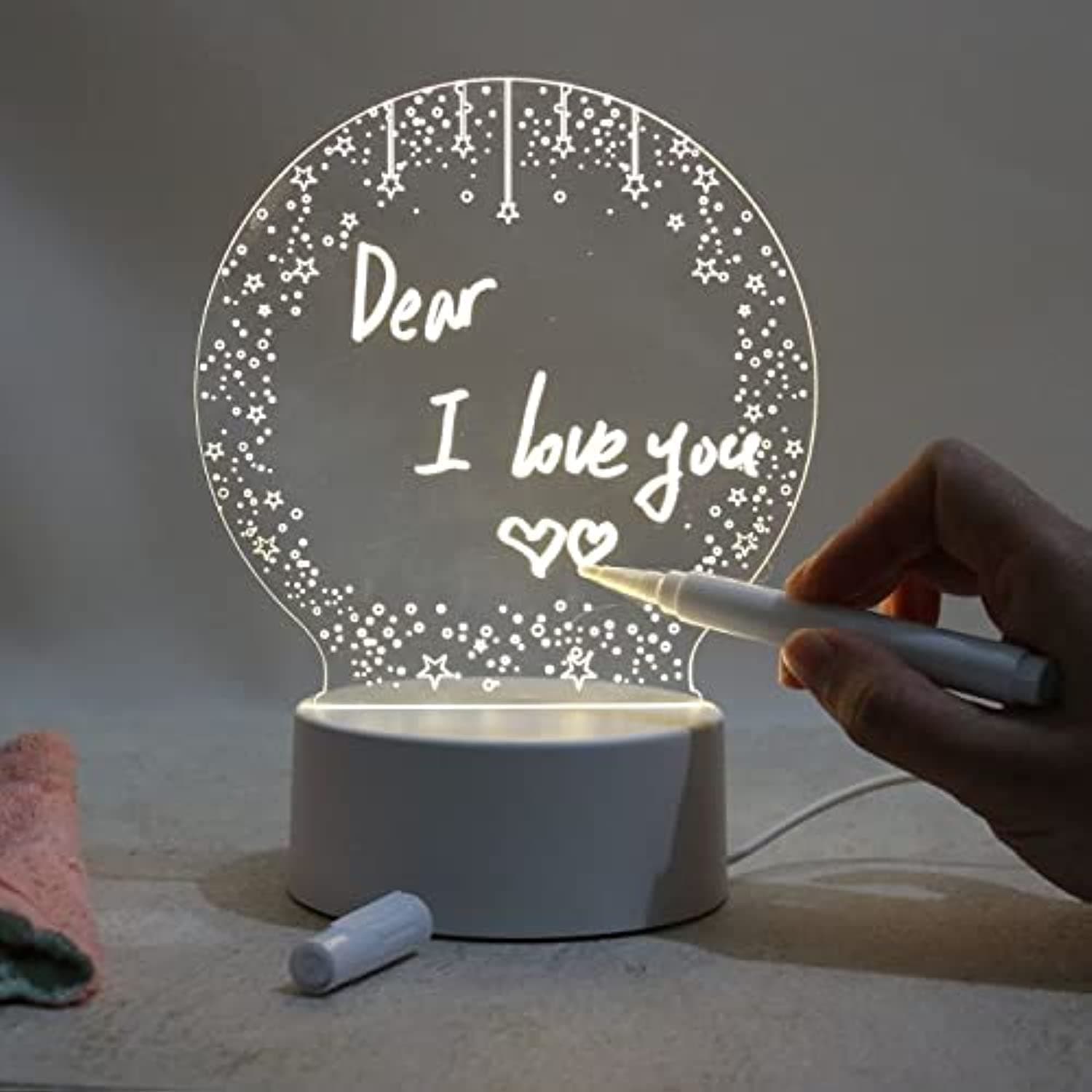 ESOL Decoration Led Lamp Luminous Message Board Night Light Desk Lamp Home Decor Light Kids " stars "