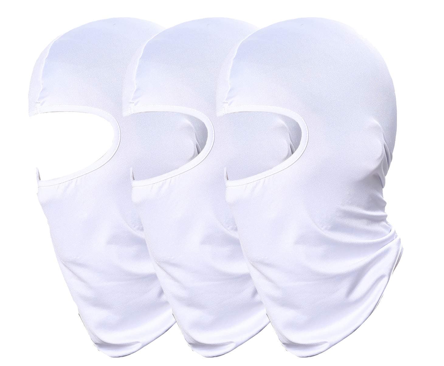 Pack of 3 Ski Mask Bandana Face Hat for Outdoor Airsoft Motorcycle Hood Helmet Balaclavas Headwear