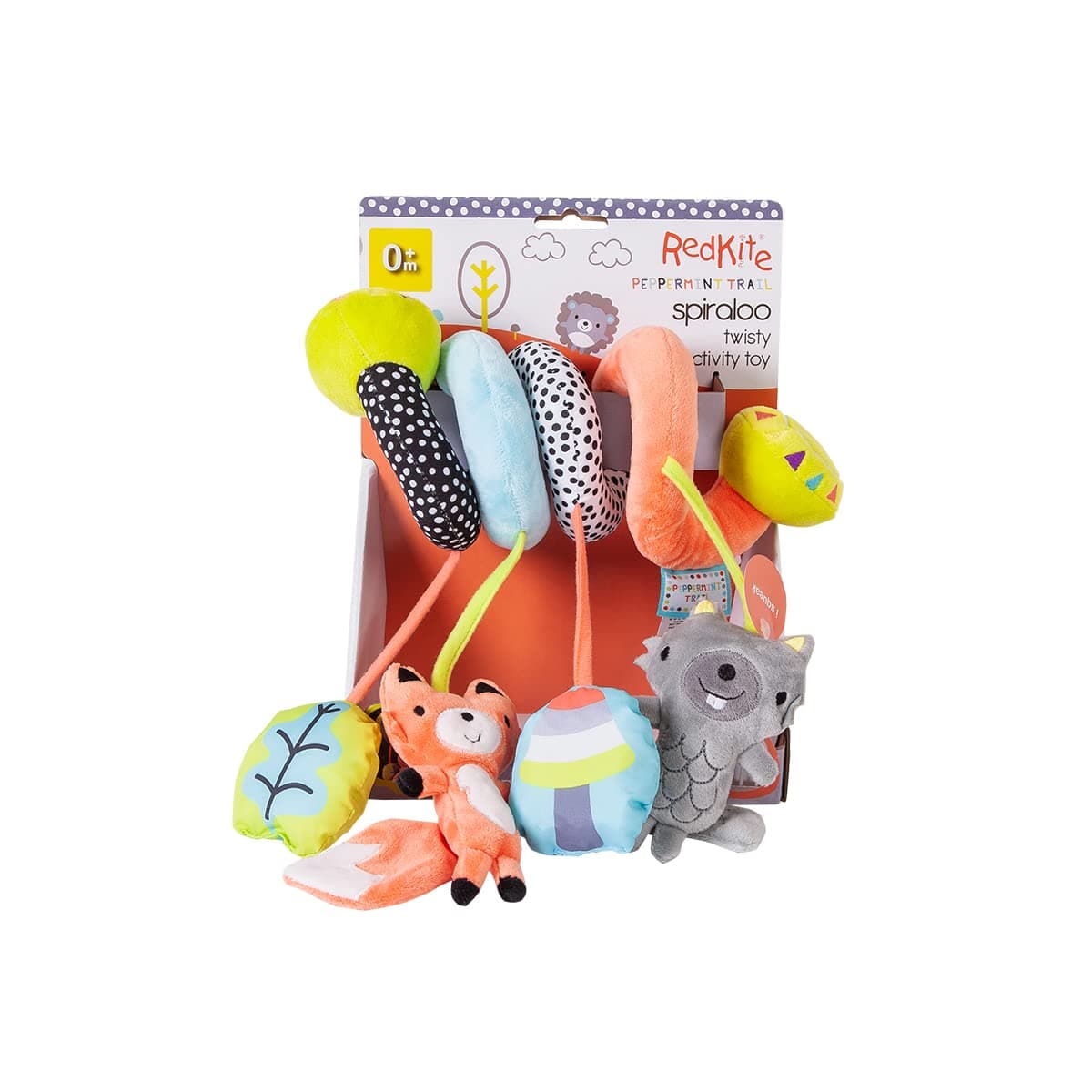 Red KiteBaby Spiraloo Activity Spiral Toy-Peppermint Trail