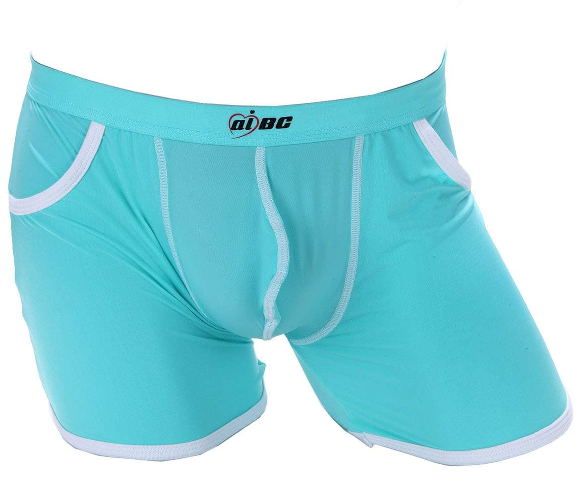 AWEIDS Mens Ice Silk See-Through Underwear Boxer Shorts