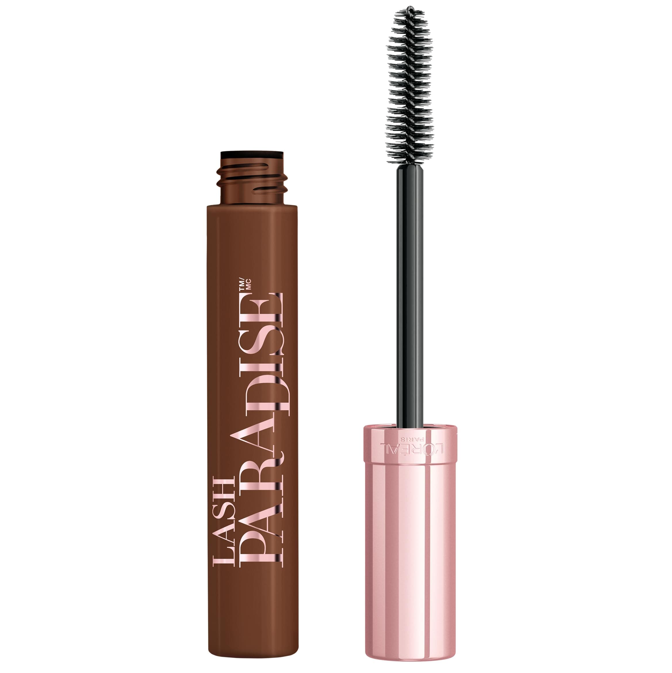 Makeup Voluminous Lash Paradise Mascara, Voluptuous Volume, Intense Length, Feathery Soft Full Lashes, No Flaking, Smudging or Clumping, Latte Brown, 0.28 Fl Oz