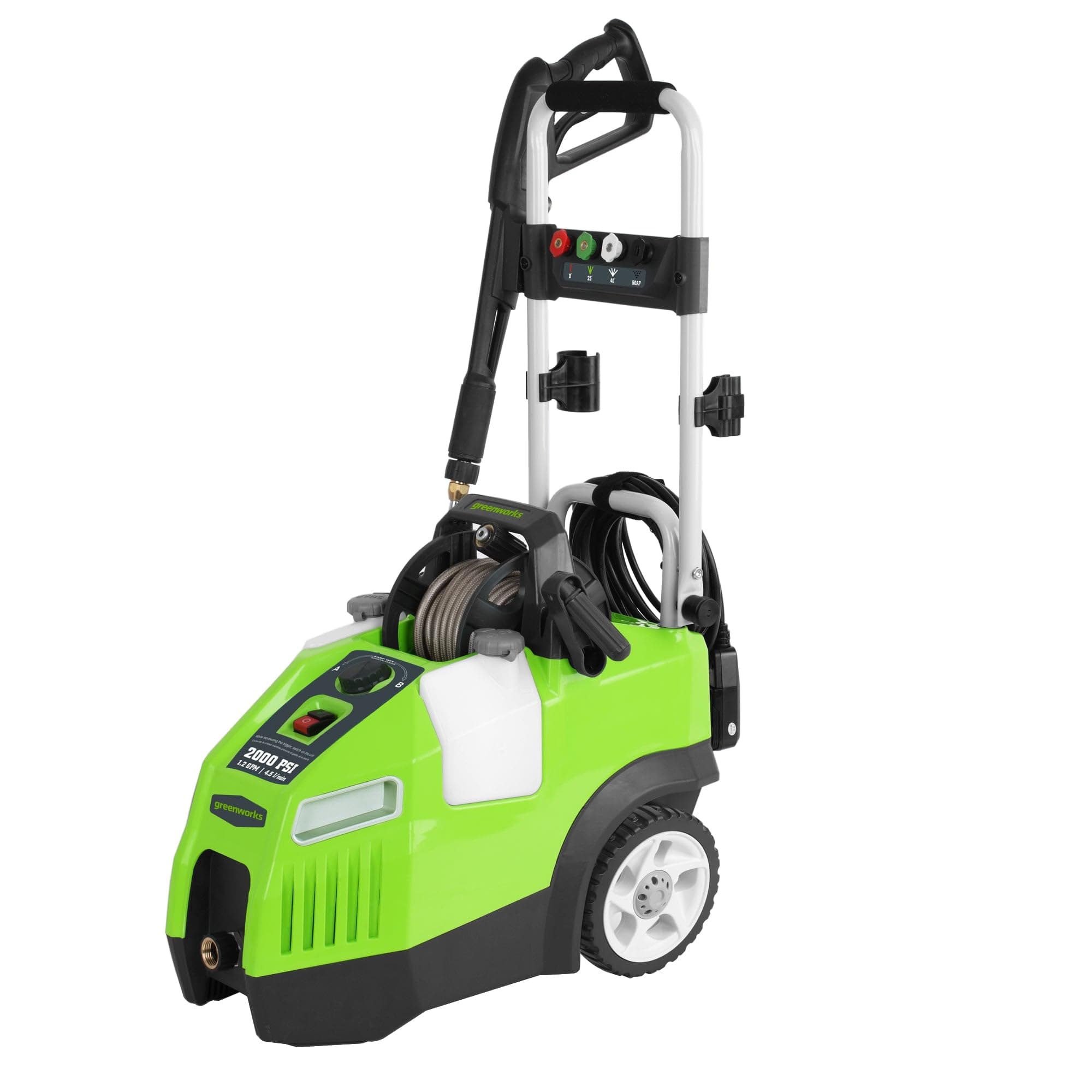Greenworks 2000 PSI (1.2 GPM) Corded Electric Pressure Washer GPW2001