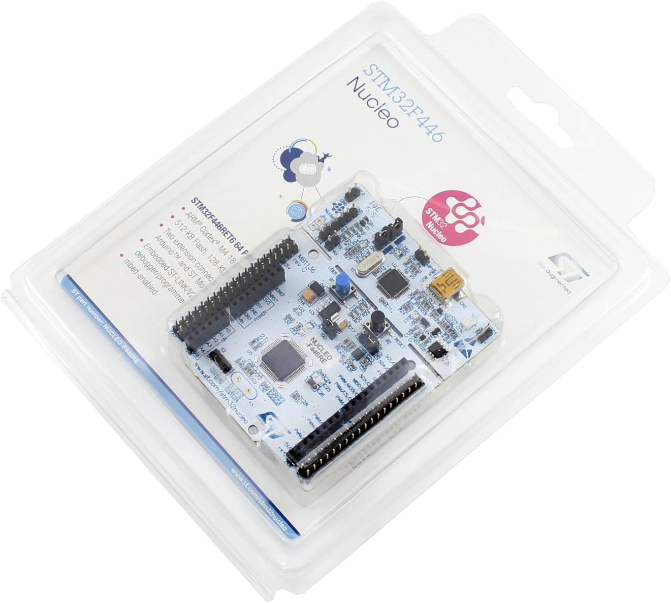 NUCLEO-F446RE with MCU STM32F446RET6 Supports STM32 Nucleo mbed Development Board Integrates ST-LINK/V2-1 @XYGStudy
