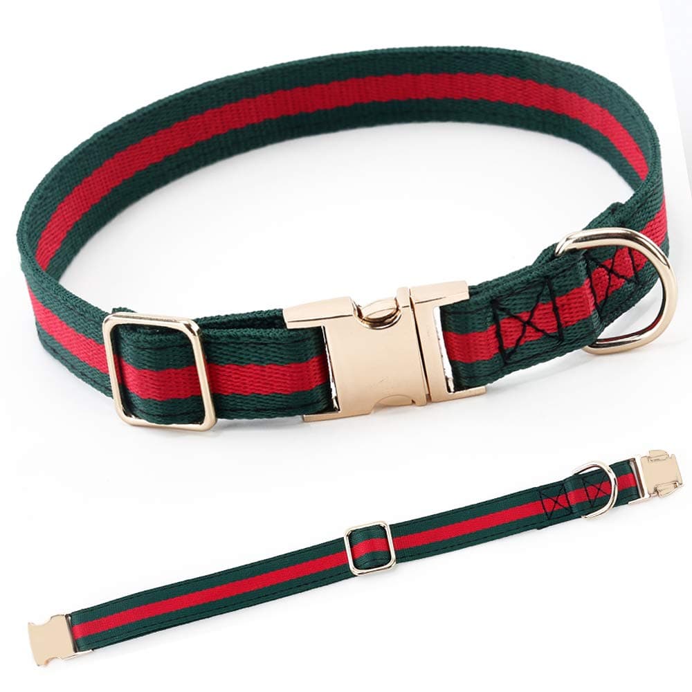 Premium Dog Collar, Cute Dog Collars Luxury Style, Durable Pet Collars with Metal Buckle Safety for Medium Dogs