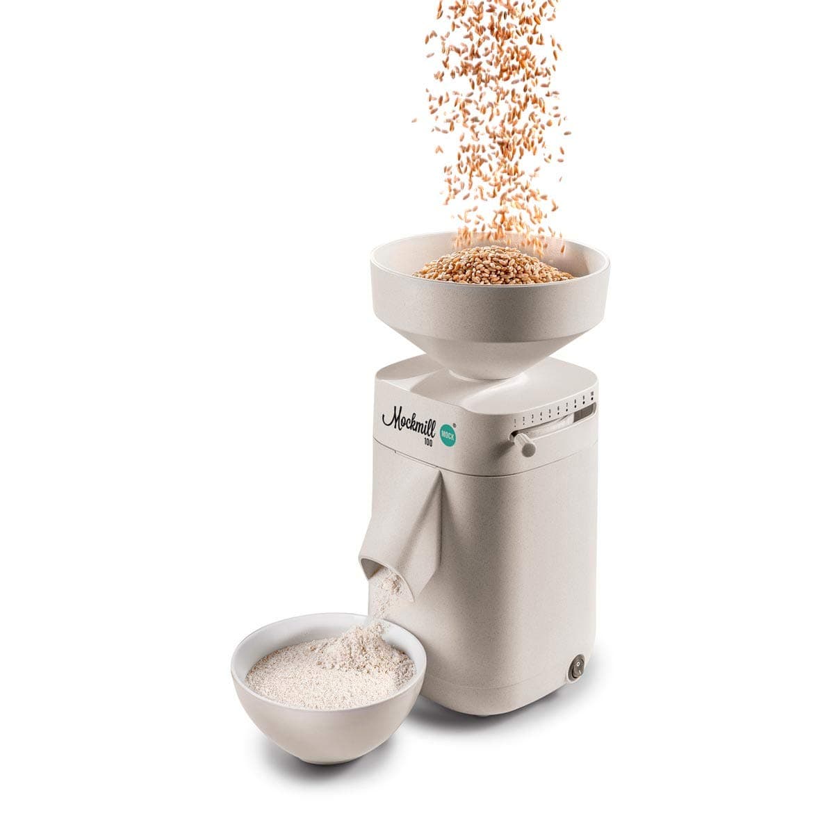 Grain Mill Mockmill 200 | Made in Germany | Corundum and Ceramic Millstone | Grinding Speed 200g/min