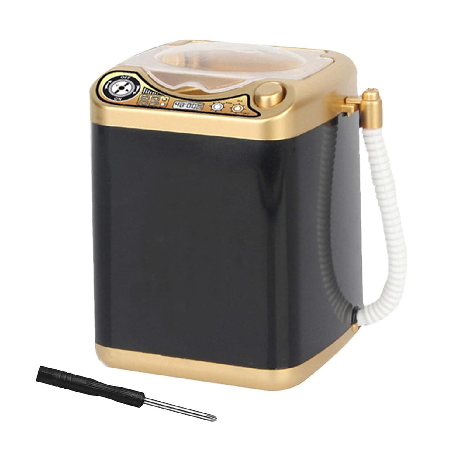 Makeup Sponge Washing Machine, Deep Clean Mini Washing Machine for Makeup Sponge, Powder Puffs (Black)