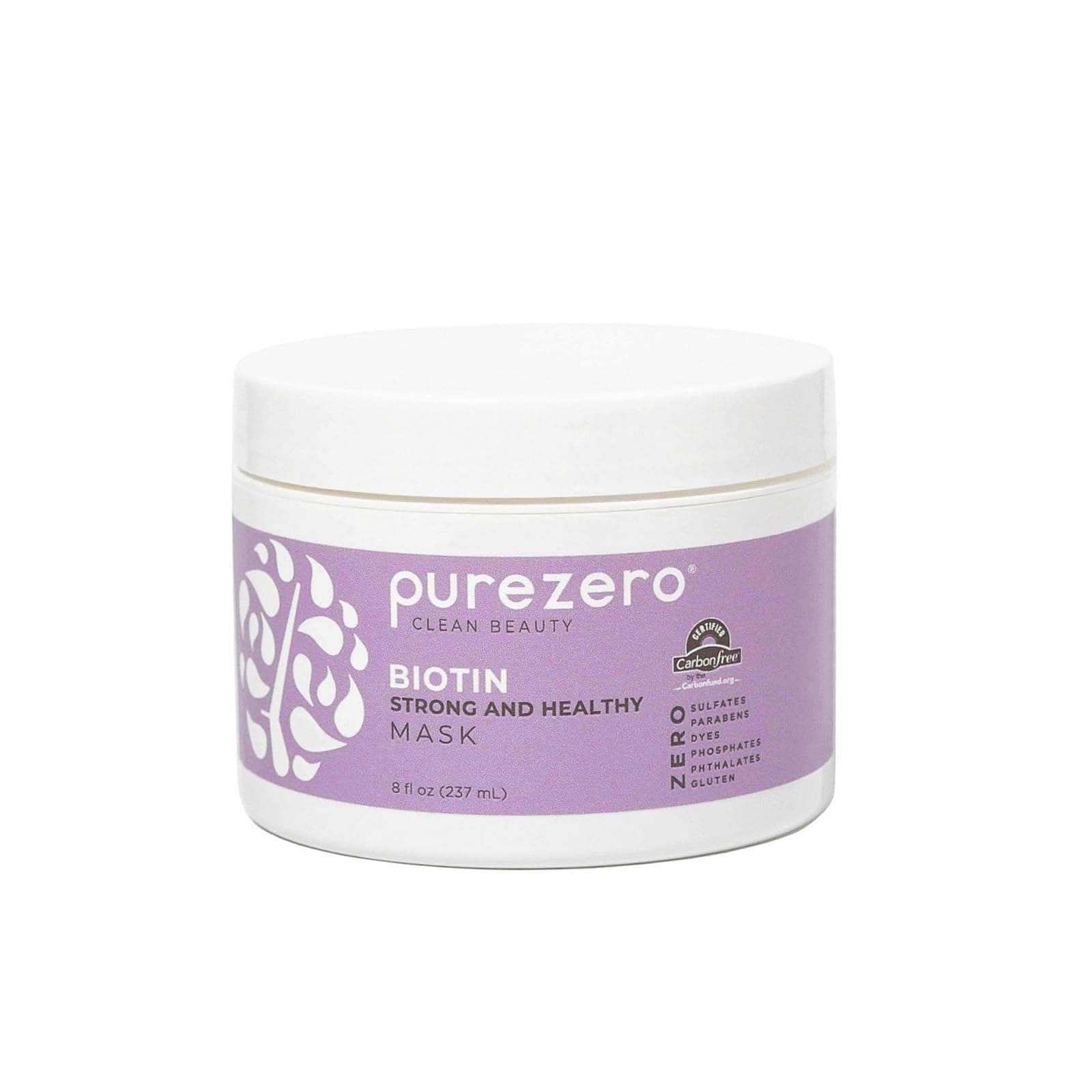 PureZero Biotin Strengthening Hair Mask 8 oz – Nourishing, Moisturizing, & Repairing for Stronger, Healthier Hair
