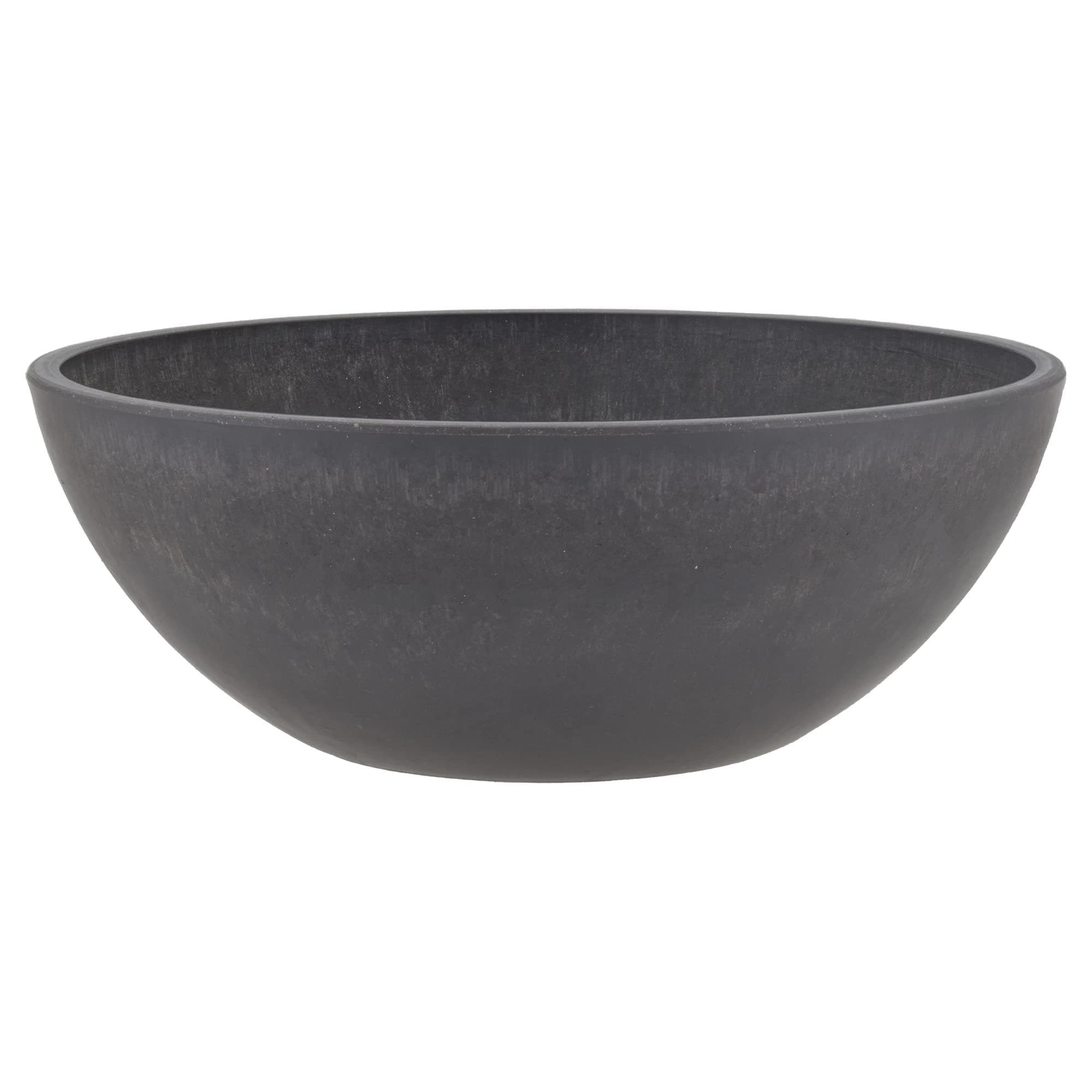 PSW Arcadia M30DC Garden Bowl, 12 by 4.5-Inch, Dark Charcoal