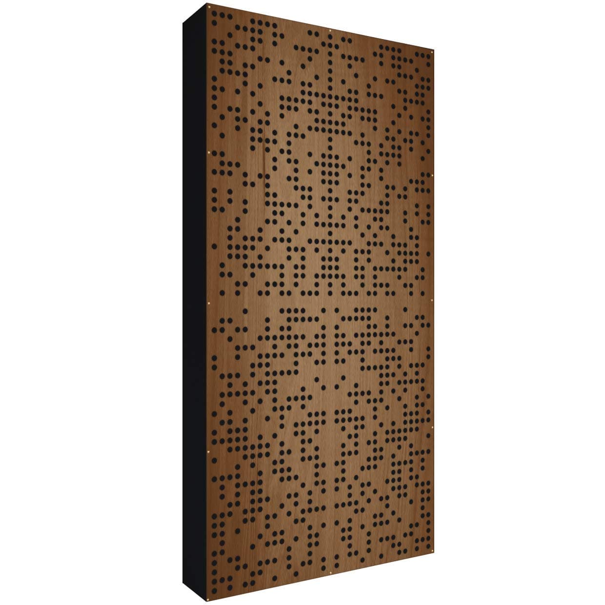 Binary Diffuser WOOD 120x60x11,5 by Addictive Sound | Acoustic Panels to Improve Room Acoustics and Sound Insulation | Soundproofing Bass Trap | Brown